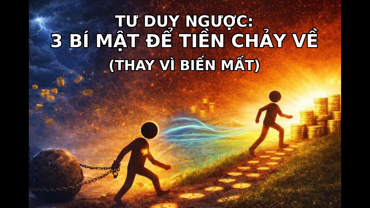 TƯ DUY NGƯỢC: 3 BÍ MẬT ĐỂ TIỀN CHẢY VỀ (THAY VÌ BIẾN MẤT) | Tư Duy Mới
