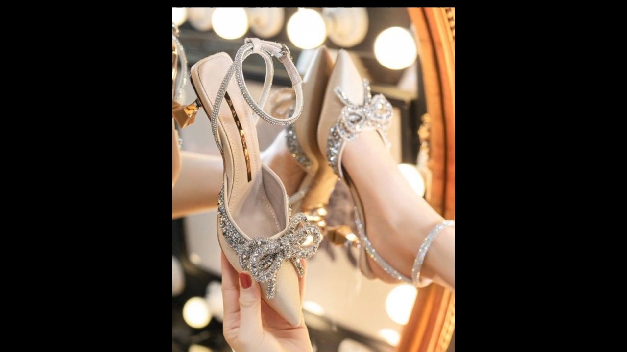 Cute Glitter Heel Ideas For Ladies😘💖