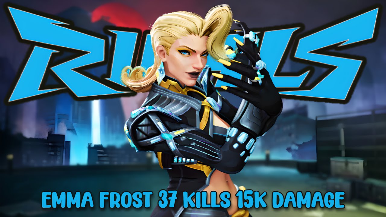 Marvel Rivals EMMA FROST 37 KILLS 15K DAMAGE Gameplay in SEASON 6.5 (No Commentary)
