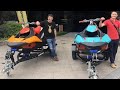 Lubo jet ski trailer galvanized jet ski three wheel jat big jet