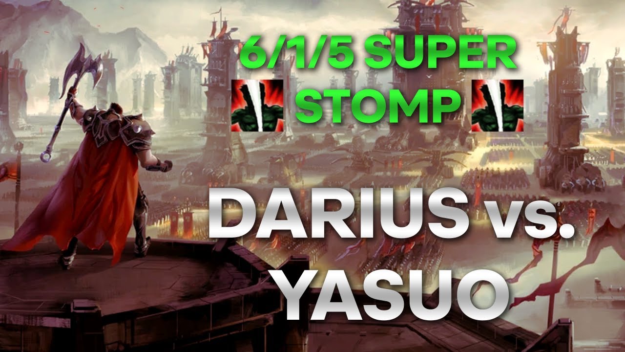 DARIUS vs. YASUO [Top/Baron] ~ Wild Rift Full Ranked Gameplay! - YouTube