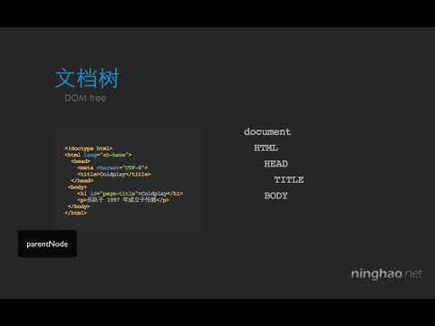 02 02 文档树 《 JavaScript 基础教程 》