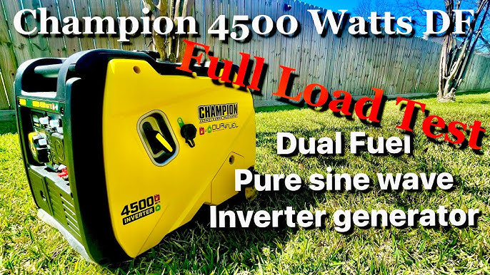 4500-Watt Dual Fuel Inverter - Champion Power Equipment