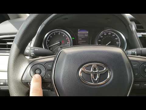 How to reset a maintenance light on a 2018 Toyota camry