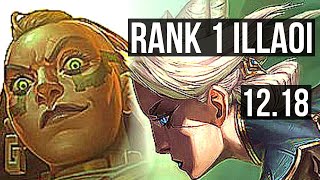 ILLAOI vs CAMILLE (TOP) | Rank 1 Illaoi, 1300  games, 6/1/4, 1.6M mastery | KR Grandmaster | 12.18