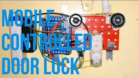 Automaic mobile door locking system or smart door lock