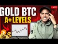 BITCOIN &amp; GOLD live ANYLISIS and Trade's