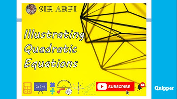 MELCS | Q1 | M9ALIa-1|| Grade 9 Math: Illustrating Quadratic Equations