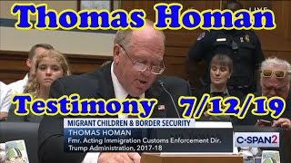Thomas Homan Opening Statement 12 July 19