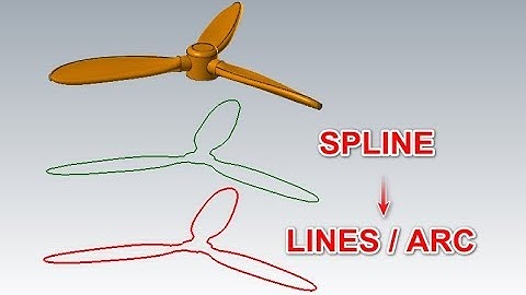 Mastercam tip: Another way to convert Spline to Lines and Arcs