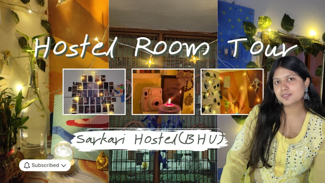 BHU Asthetic Room ✨My Sarkari Hostel Room Tour💗