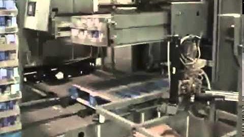 Whallon LP600 Case Palletizer Loading Pallets