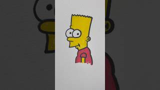 【Simple Speedpaint】Drawing Bart step-by-step 🎨✨ #thesimpsons #drawing #bartsimpson #posca #simpsons