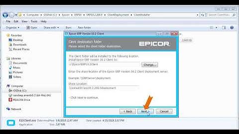 Installing a Client on a Workstation - TOOLS & ADMINISTRATION | Epicor Look & Feel | Epicor ERP