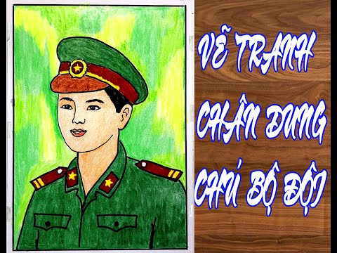 Video Vẽ tranh Chân dung Chú Bộ đội - Mĩ thuật Lớp 7, 5 - youtube