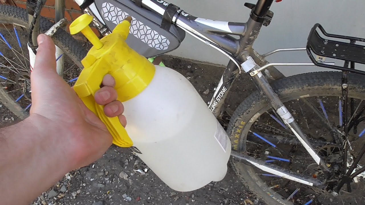 Как быстро помыть велосипед - YouTube