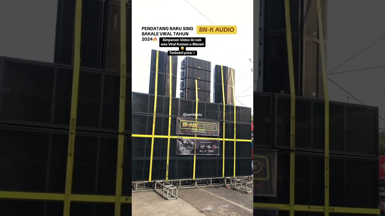 Sound Pendatang Baru🤩🤩 B-NK AUDIO MALANG