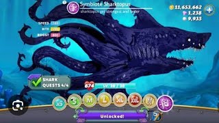 Hungry shark world | all sharks unlocked | super mega sharks | hungry shark world