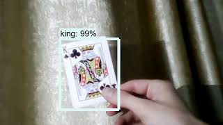Object Detection Classifier for multiple objects on custom dataset (cards)
