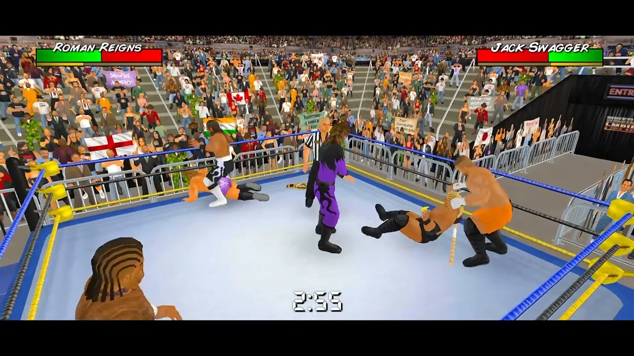 The custom Bloodline vs The custom Judgement Day; Team Match: Wrestling Empire