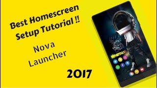 Best Homescreen Setup Tutorial 2017! Nova Launcher 😍 screenshot 4