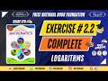 Class 9 Maths Unit 2 Exercise 2.2 | NBF 2025 | Laws of Logarithms | Miss Noreena