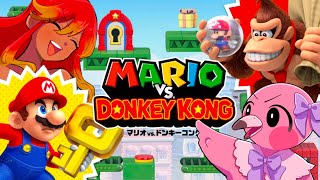 【 マリオVSドンキーコング 協力 】人間と動物だから実質マリオとドンキーだよね🔧🦍【 めまいパレード / 羽合アン / 桃野トリ / 新人VTuber 】