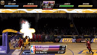 Shaquille O'neal Dunks On Kyrie Irving And Breaks The Backboard | NBA JAM