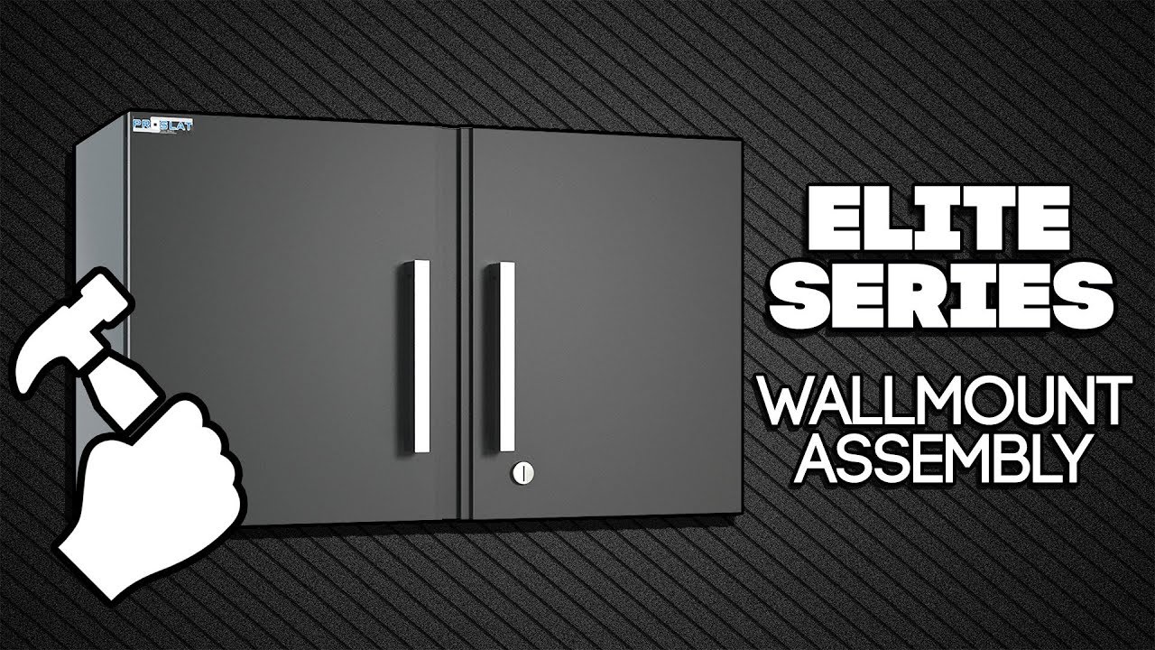 Wall Mount Assembly Elite Series Cabinets Youtube