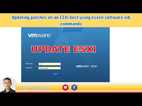 EP.099-update pacthes ESXI host using commands