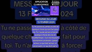 Message du jour avec lapplication ClairVoyance sur android et IOS.