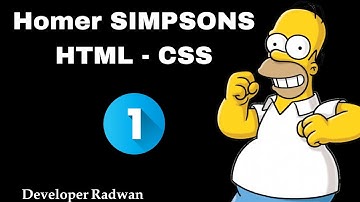 HTML CSS - Simpsons -  character design