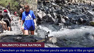 Maji ya moto ya ziwa Natron ni tiba | Tazama watalii wanavyofika kupata tiba hiyo