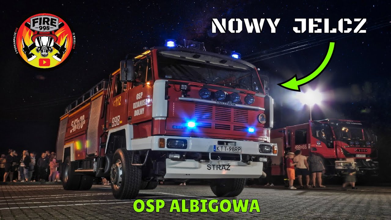 NOWY JELCZ W OSP ALBIGOWA | JEDNOSTKA WITA GCBA SPOD ZAKOPANEGO I WYMIENIA OBECNEGO JELCZA