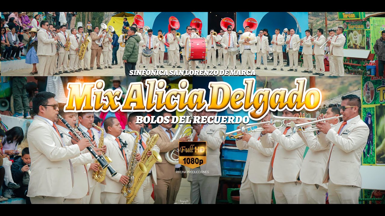 BANDA SINFONICA SAN LORENZO DE MARCA | MIX ALICIA DELGADO #1 | SAN NICOLAS 2024