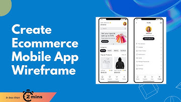 Create E-commerce Mobile App Wireframe