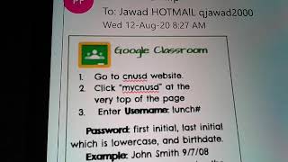 Hasan mycnusd Not accepting username and password
