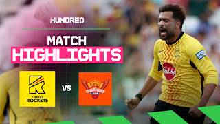 MARVELOUS Mohammad Amir steers Rockets to victory 😮‍💨 | Trent Rockets v SunRisers Leeds Highlights screenshot 1