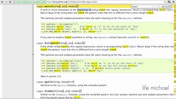 The Regular Expression match Function in Python