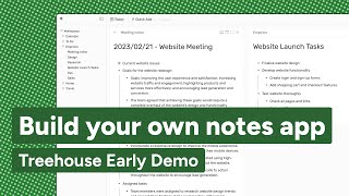 Treehouse Early Demo