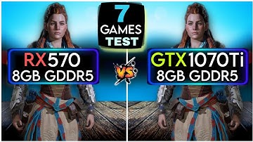 RX 570 vs GTX 1070 Ti | Test In 7 Games | 2023 Comparison !