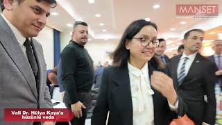 Vali Dr. Hülya Kayaa Hüzünlü Veda