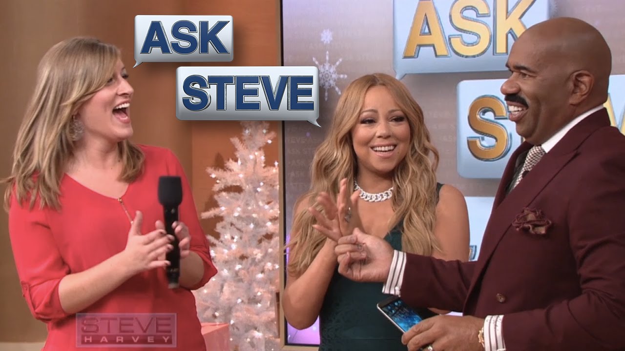 Ask Steve: Surprise! It's Mariah Carey! || STEVE HARVEY