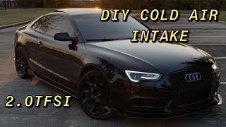 Audi A5 Mods Cold Air Intake install / how to! extra Horsepower