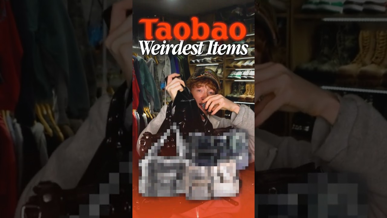 Weirdest Items from Taobao 😭 (Balenciaga...?) #shopping #fashion