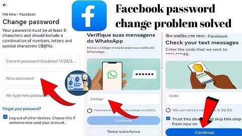 Facebook password change problem 2025 Check your WhatsApp messages problem fixed change password.