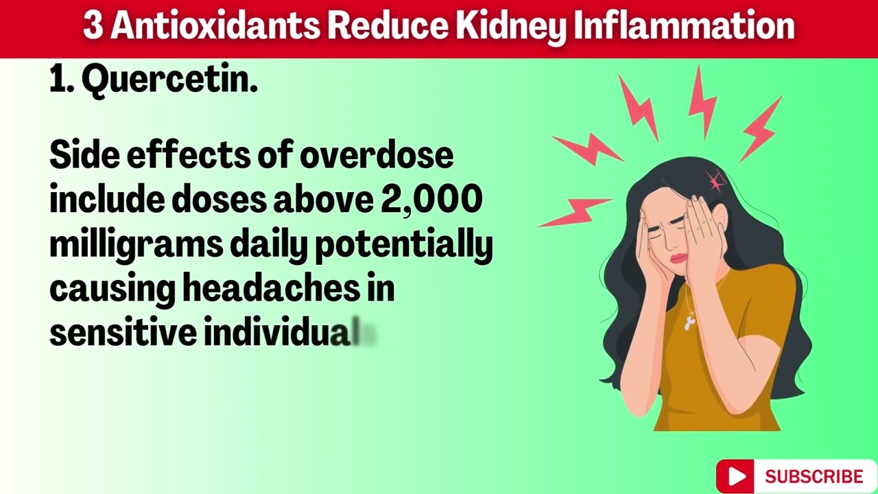 3 антиоксиданта уменьшают воспаление почек и быстро снижают уровень креатинина.