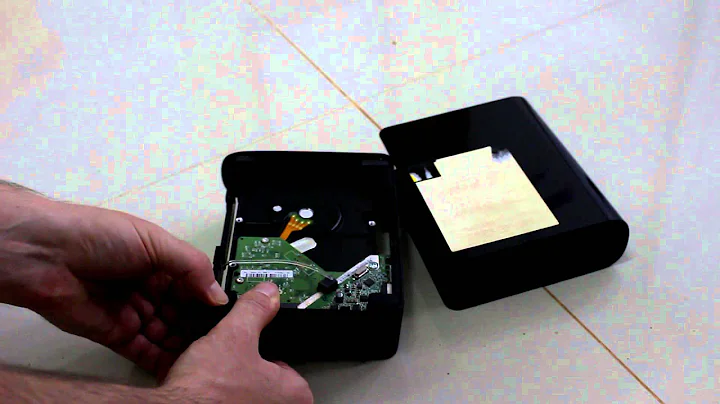 Tutorial # 6 How to open WD external HDD My Book