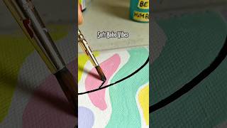 Soft Pastel Boho Painting 🎨 #shorts #boho #pastel #art #diy #decor #trending #shortvideo #viral