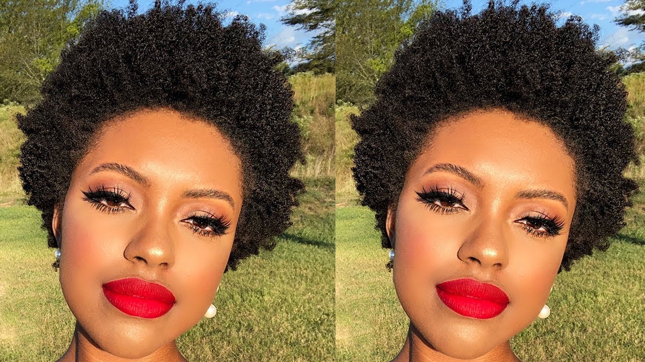 50'S INSPIRED MAKEUP TUTORIAL | THICK WINGED LINER & RED LIPS